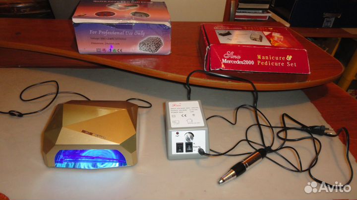 Прибор для маникюра Мерседес 2000+LED лампа 36W