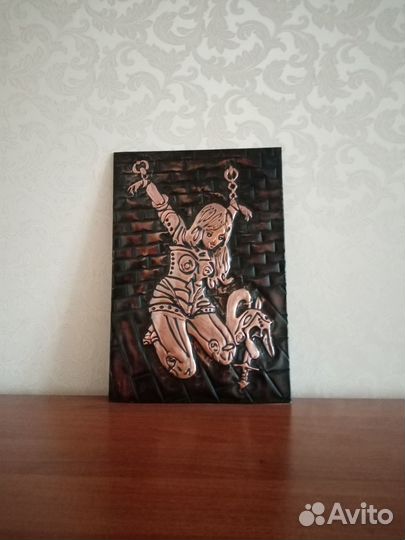 Чеканки панно СССР, чеканка медная