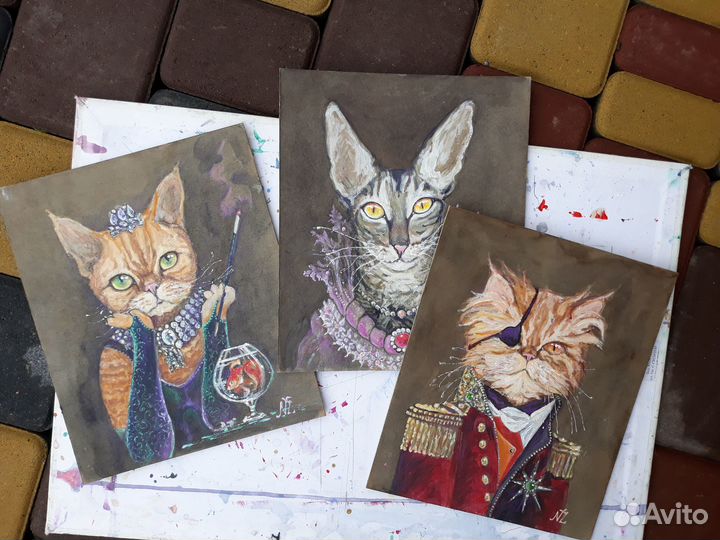 Портрет кота на заказ