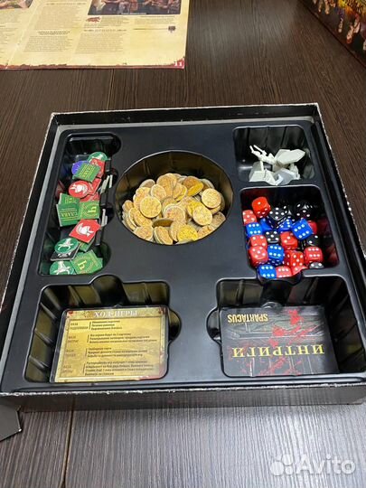 Настольная игра Спартак Кровь и Песок +Дополнение