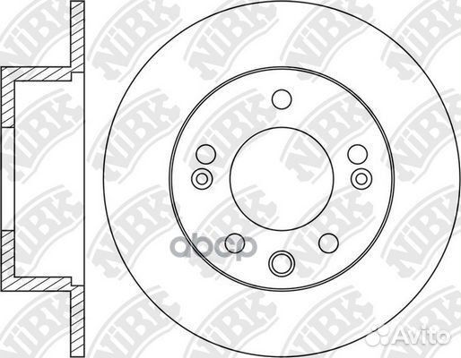 Диски торм.hyundai elantra 2006 RN1614 NiBK