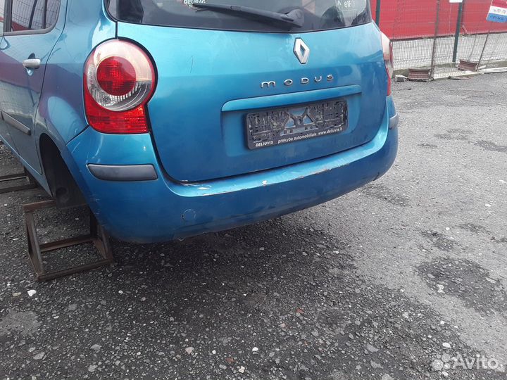 Бампер задний Renault Modus 2006г