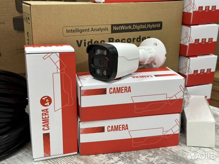 Готовый комплект AHD видеонаблюдения 4 камеры 5MP