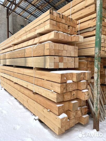 Доска обрезная 40х200х6000мм от производителя