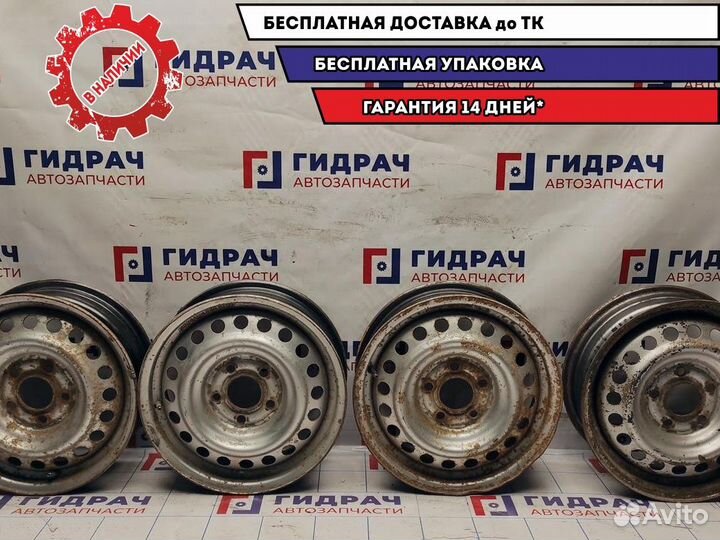 Комплект штампованных дисков Hyundai R15 5*114.3 4