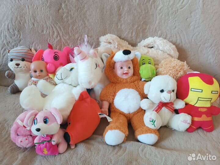 Мягкие игрушки пакетом