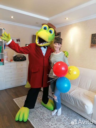 Ростовая кукла Крокодил аниматор на праздник