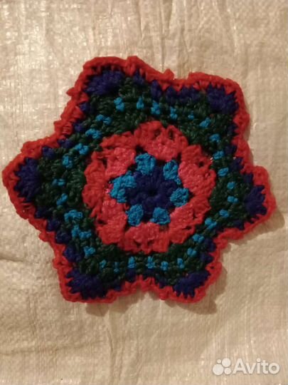 Прихватки для кухни, подставка вязаные