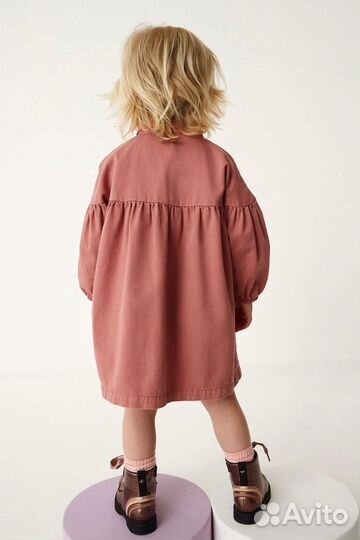 Платье рубашка для девочки next 92 110