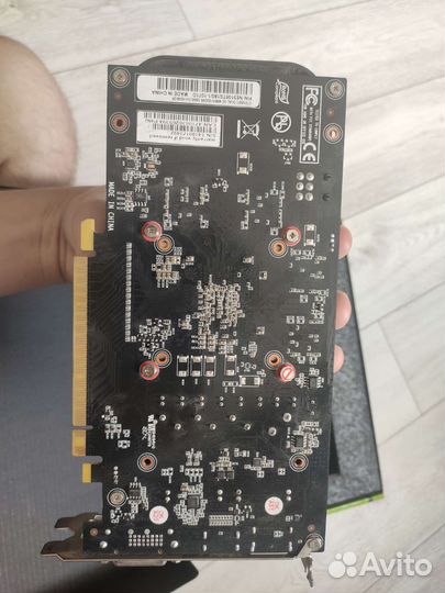 Видеокарта gtx 1050 ti palit 4gb