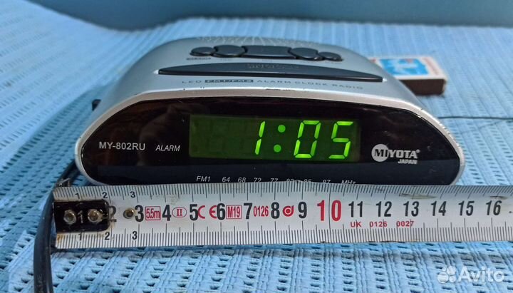 Часы-будильник-радио Miyota Japan MY 802 RU