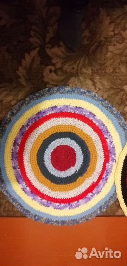 Кружки вязаные. Ручная работа. Диаметр 65-70см