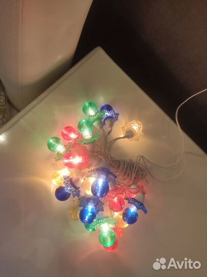 Гирлянда елочная СССР