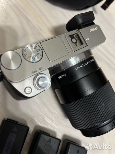 Камера Sony a6000+объектив Sigma 1,4 30mm