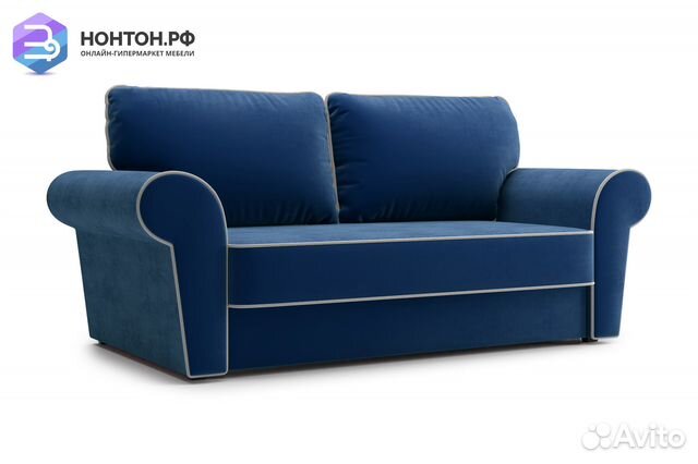 Диван еврокнижка Прованс темно-синий