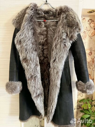 Дубленка из меха тосканы 40-42 р-р