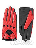 Водительские перчатки Верди из кожи питона