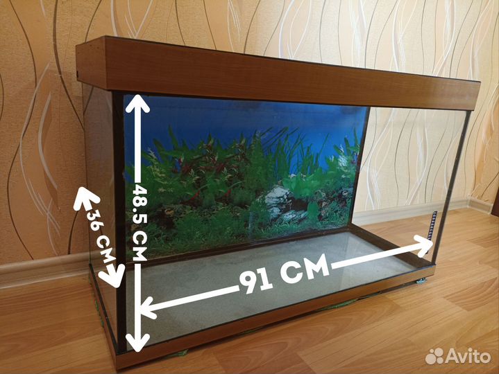 Аквариум с тумбой