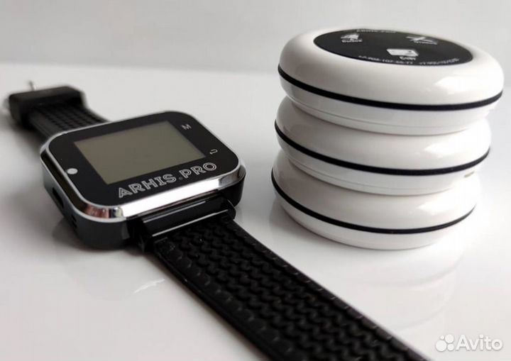 Кнопка вызова персонала, официанта, часы-пейджер