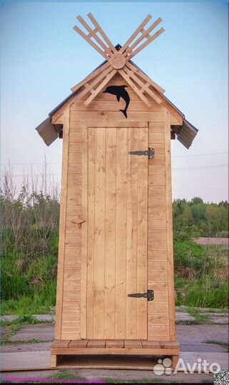 Уличный туалет с установкой