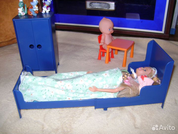 Мебель куклам.Туннель/Зеркало мягкое детское