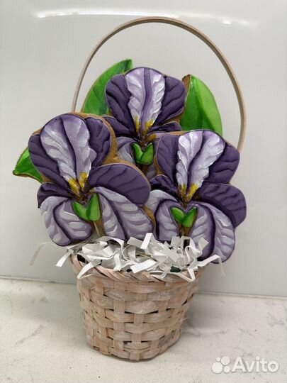 Имбирно-медовые пряники ручной работы