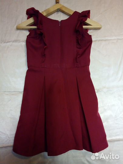 Школьная форма для девочки 134. 9 лет. Бордовая