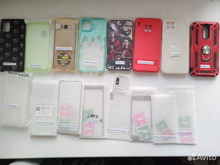 Чехлы, плёнки Samsung iPhone Realme Redmi и т.д