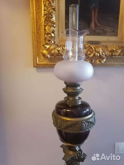 Лампа старинная 19 век напольная