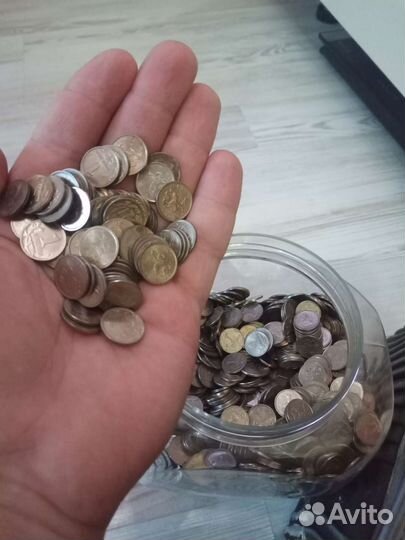 6,8 килограмм одно-копеечных монет