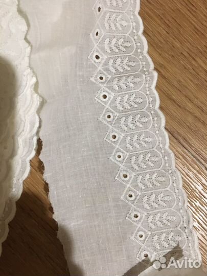 Кружево шитье 7,4 м хлопок100батистза все