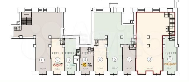205,2 м2/Продажа торгового помещения на Семеновско