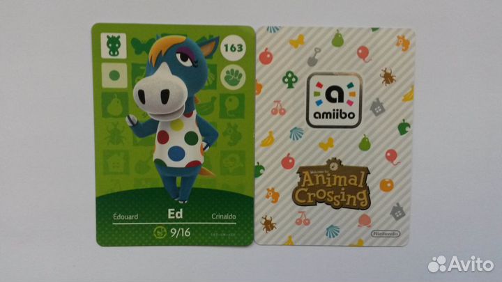 16. Animal Crossing amiibo-карты (161-170) 4U