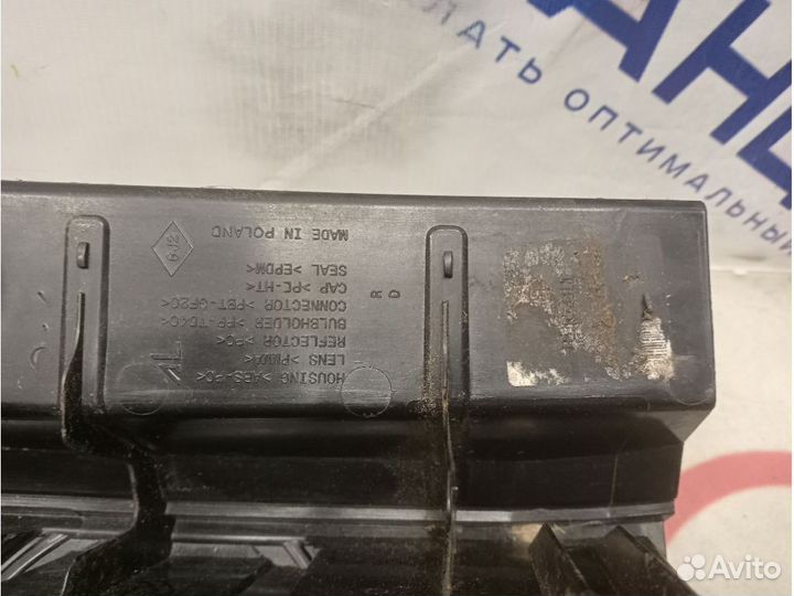 Фонарь renault duster