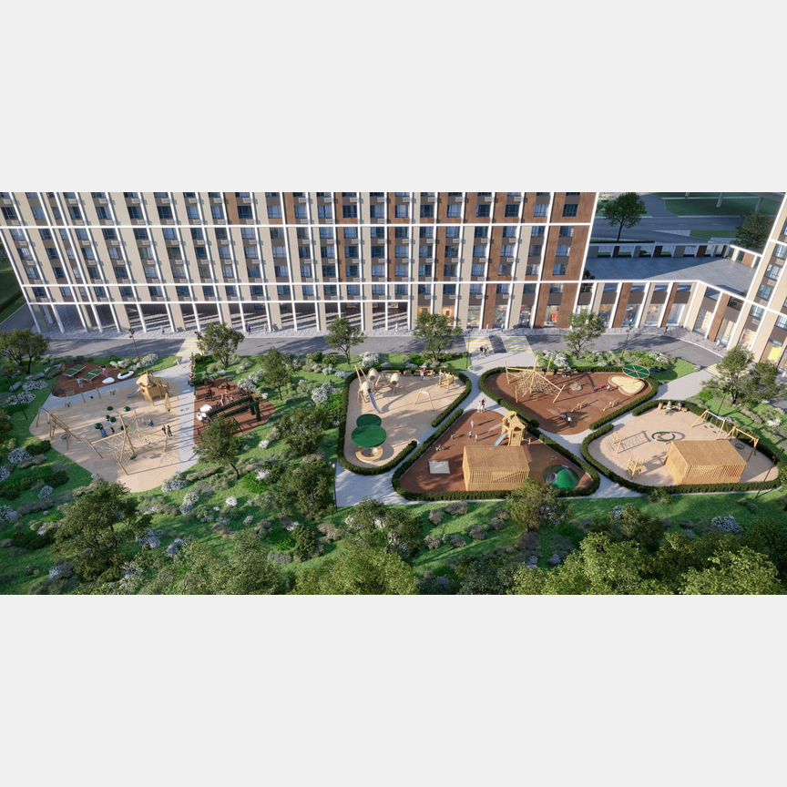 2-к. квартира, 61,8 м², 15/23 эт.