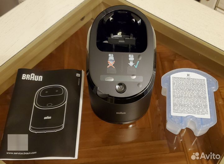 Станция для очистки и зарядки бритвы Braun 8 и 9