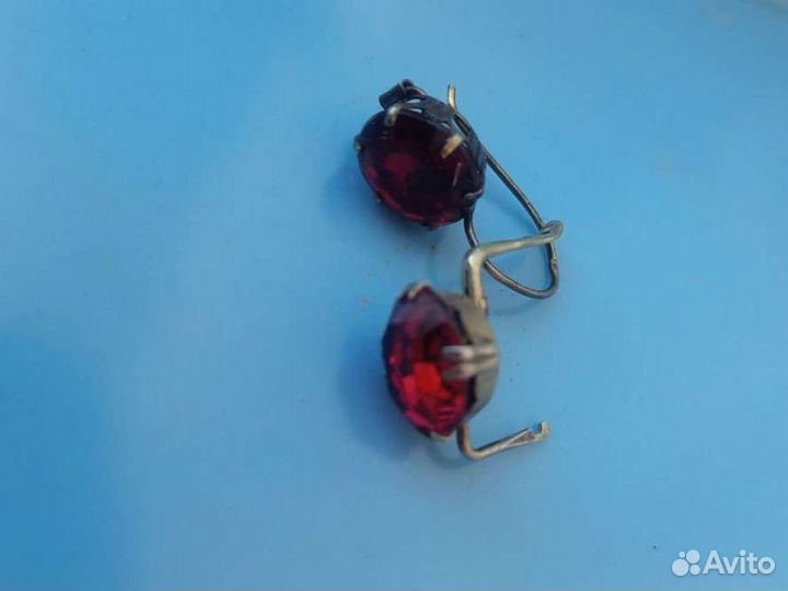 Серьги серебро СССР