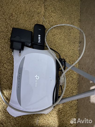 Продам роутер + модем 4g+антена