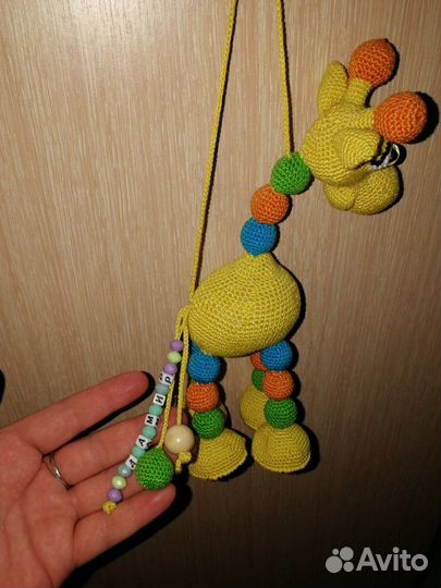 Жираф погремушка