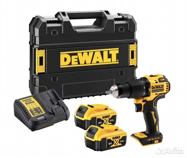 Бесщёточная ударная дрель-шуруповерт DeWalt DCD709