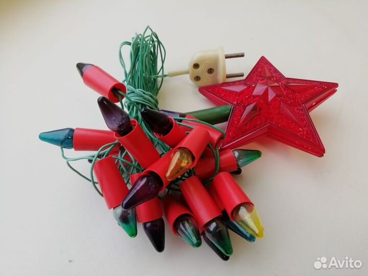 Елочная гирлянда СССР