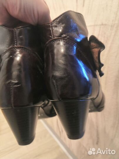 Ботильоны демисезонные женские натуральная кожа 40