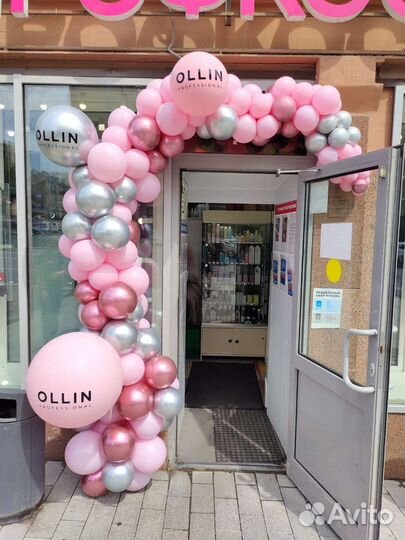 Арки и гирлянды из воздушных шаров