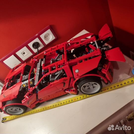 Lego Technic 3333 decool ferrari красный авто