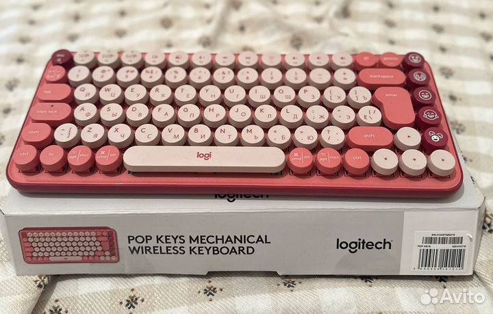 Клавиатура Logi Pop Keys розовая