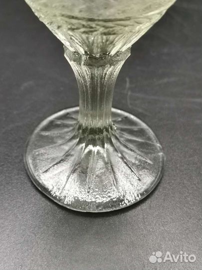 Рюмка Лафитник Стекло старинная