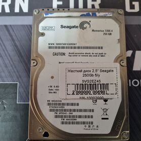 Жесткий диск 2,5" Seagate 250Gb