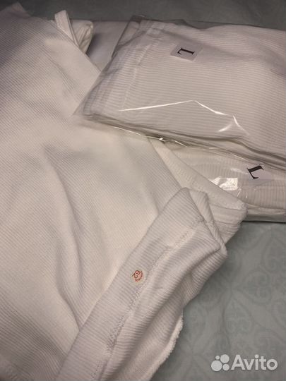 Мужские белые майки