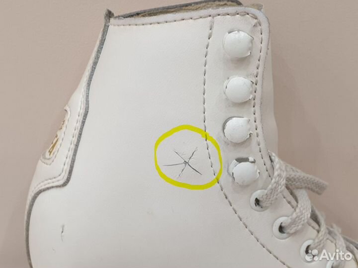 Коньки Вифа Прима - Wifa Prima Set 30 LL (Белые)