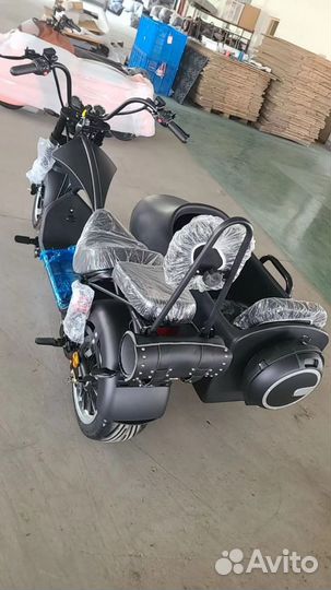 Электроскутер с люлькой, электробайк, мотоцыкл